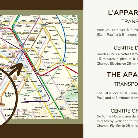 شقة Cosy Studio#heart Of Le Marais باريس